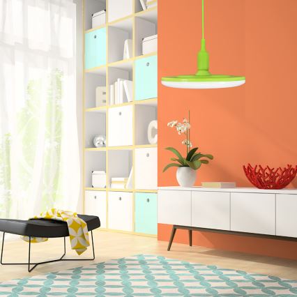 LED viseće svetlo KIKI 1xE27/15W/230V zeleno