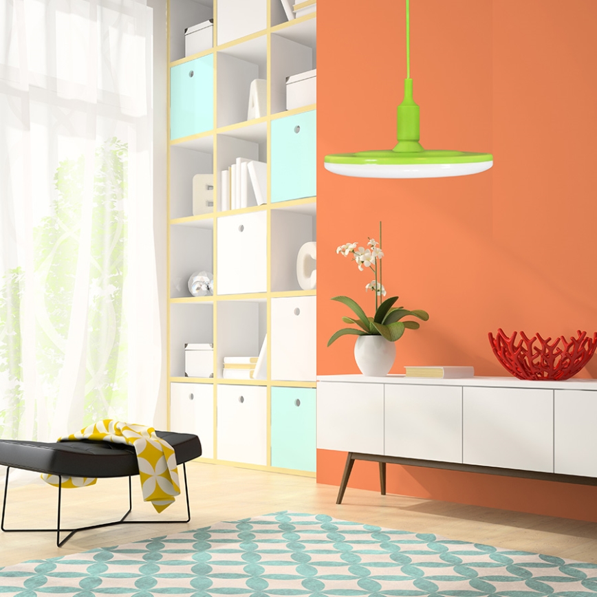 LED viseće svetlo KIKI 1xE27/15W/230V zeleno
