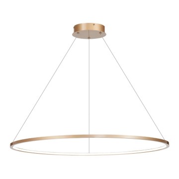 LED viseći luster SATURNO na sajli LED/57W/230V, prečnik 100 cm, IP44, zlatna