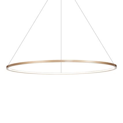 LED viseći luster SATURNO na sajli LED/57W/230V, prečnik 100 cm, IP44, zlatna