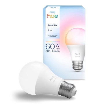 LED zatemnjiva sijalica Philips Hue White And Color Ambiance Essential E27/8W/230V 2200-6500K