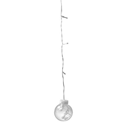 LED zavesa WISH BALLS 108xLED/8 funkcija 4,5 m topla bela