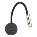 LED zidna lampa LAGOS 1xG9/3W/230V 4000K crna/zlatna