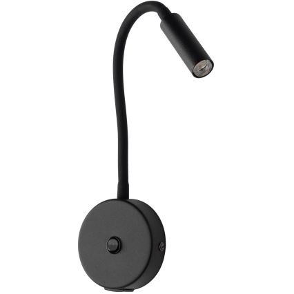 LED zidna lampa sa USB portom LAGOS 1xG9/3W/5V 4000K crna