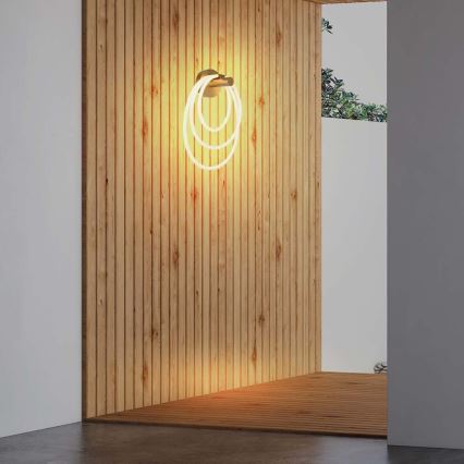LED zidna lampa LED/37W/230V 3000K zlatna