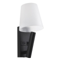 LED zidna lampa sa USB priključkom LED/2W/230V 3000K crna/bela