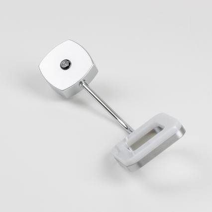 LED zidna lampica za utičnicu LED/3,2W/230V matirani hrom