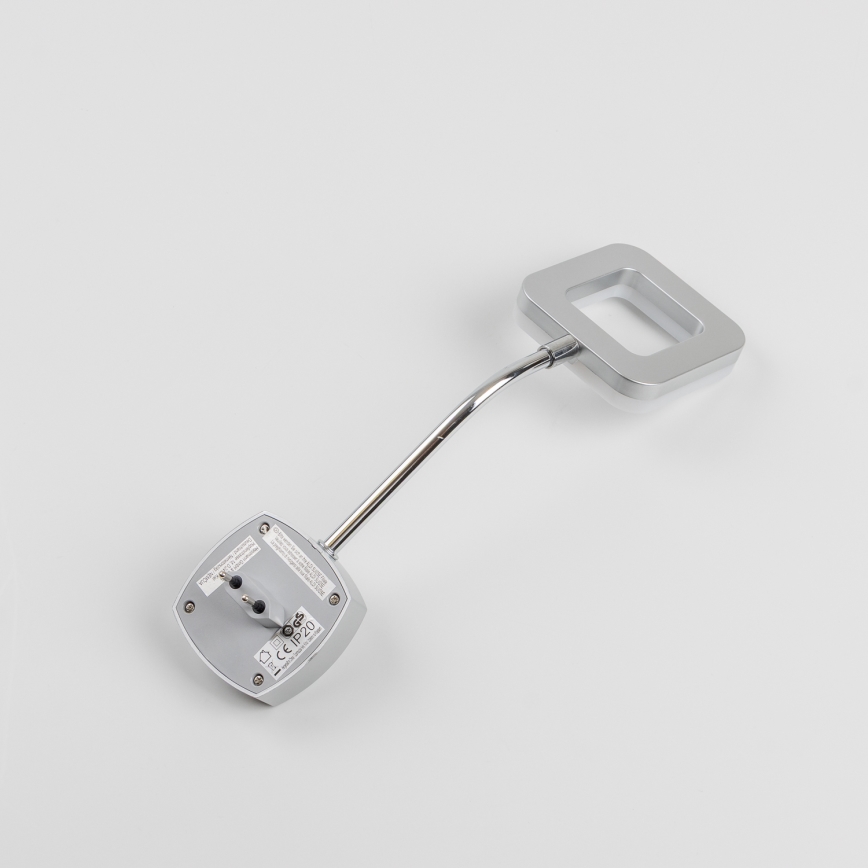 LED zidna lampica za utičnicu LED/3,2W/230V matirani hrom