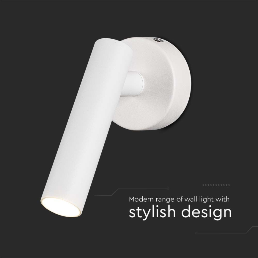 LED zidna spot lampa LED/2W/230V 4000K bela