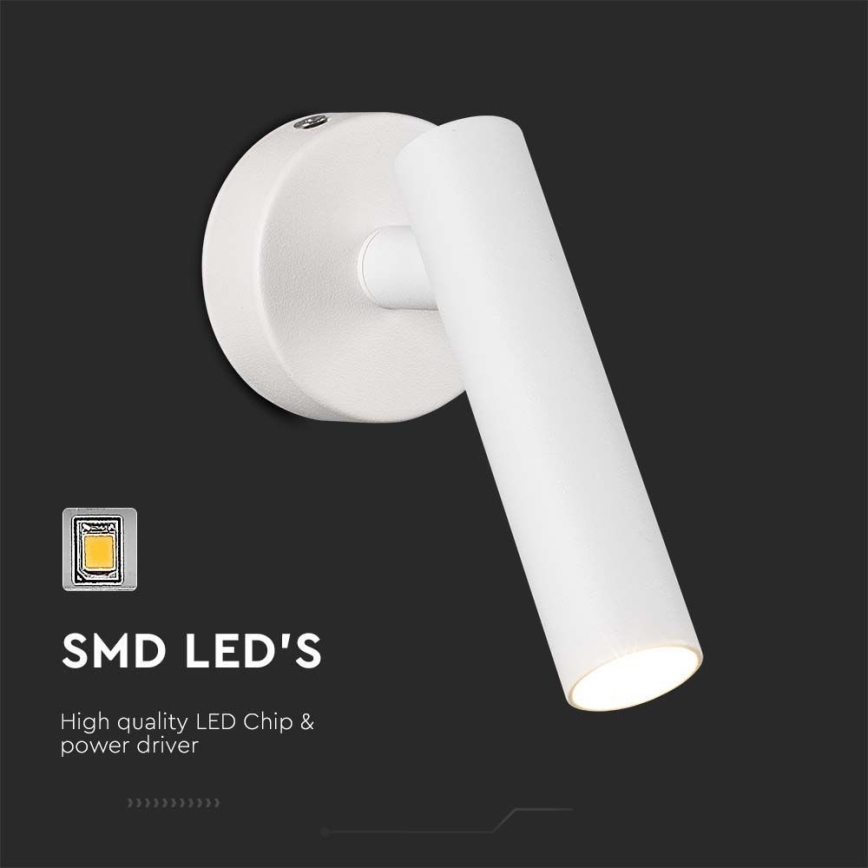 LED zidna spot lampa LED/2W/230V 4000K bela