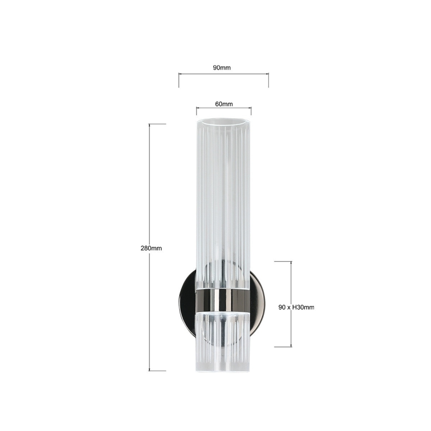 LED zidna svetiljka AMBIENTE LED/6W/230V 3000/4000/6000K crna
