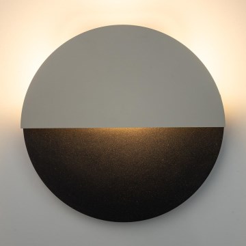 LED zidna svetiljka LUNA LED/7W/230V prečnik 36 cm crna/bež