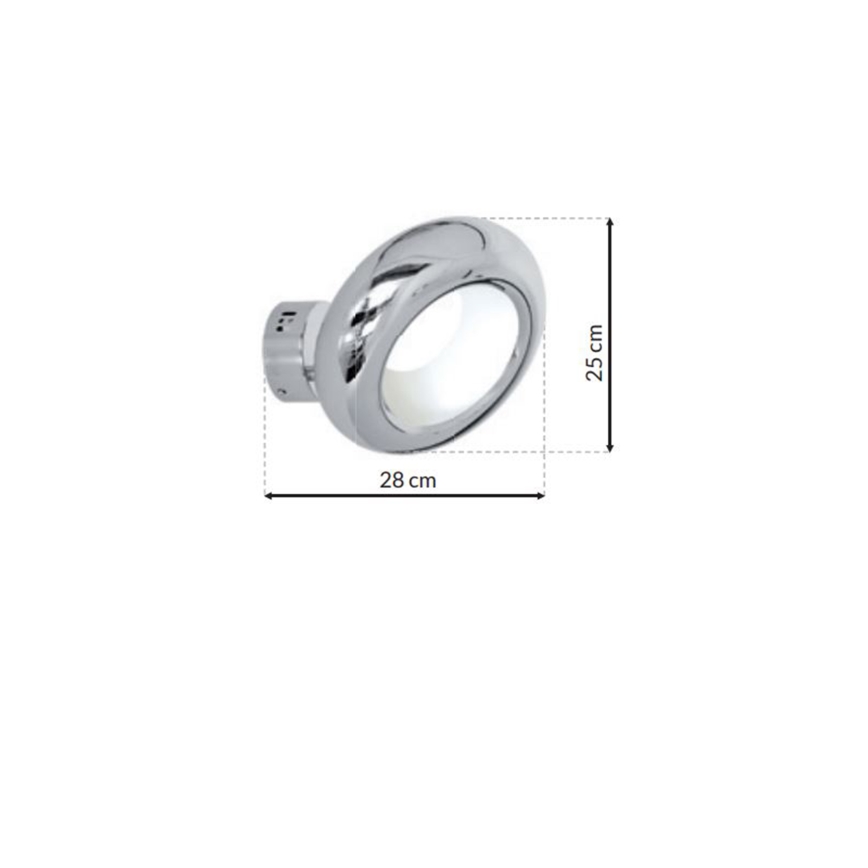 LED zidna svetiljka MERCURIO LED/12W/230V