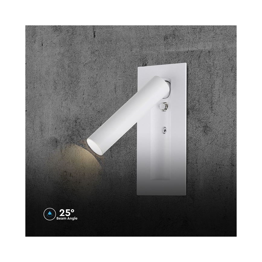 LED zidno reflektorsko svetlo LED/2W/230V 3000K belo