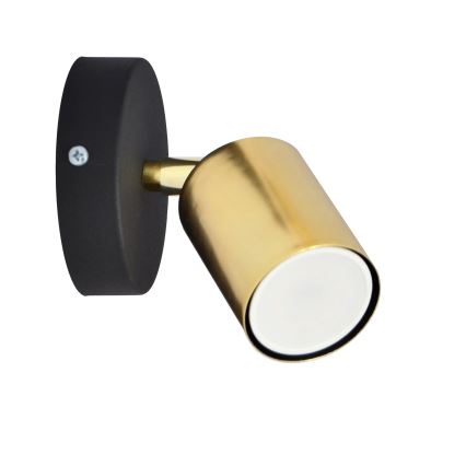 LED zidno reflektorsko svetlo TUNE 1xGU10/4,8W/230V zlatno/crno