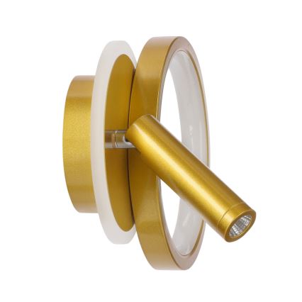 LED zidno spot svetlo MONET LED/15W/230V zlatne boje