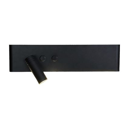 LED zidno spot svetlo RESORT LED/10W/230V + LED/3W crno levo