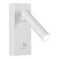 LED zidno spot svetlo sa prekidačem LED/2W/230V 3000K bela
