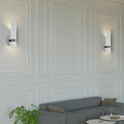 LED zidno svetlo AMBIENTE LED/6W/230V 3000/4000/6000K sjajni hrom