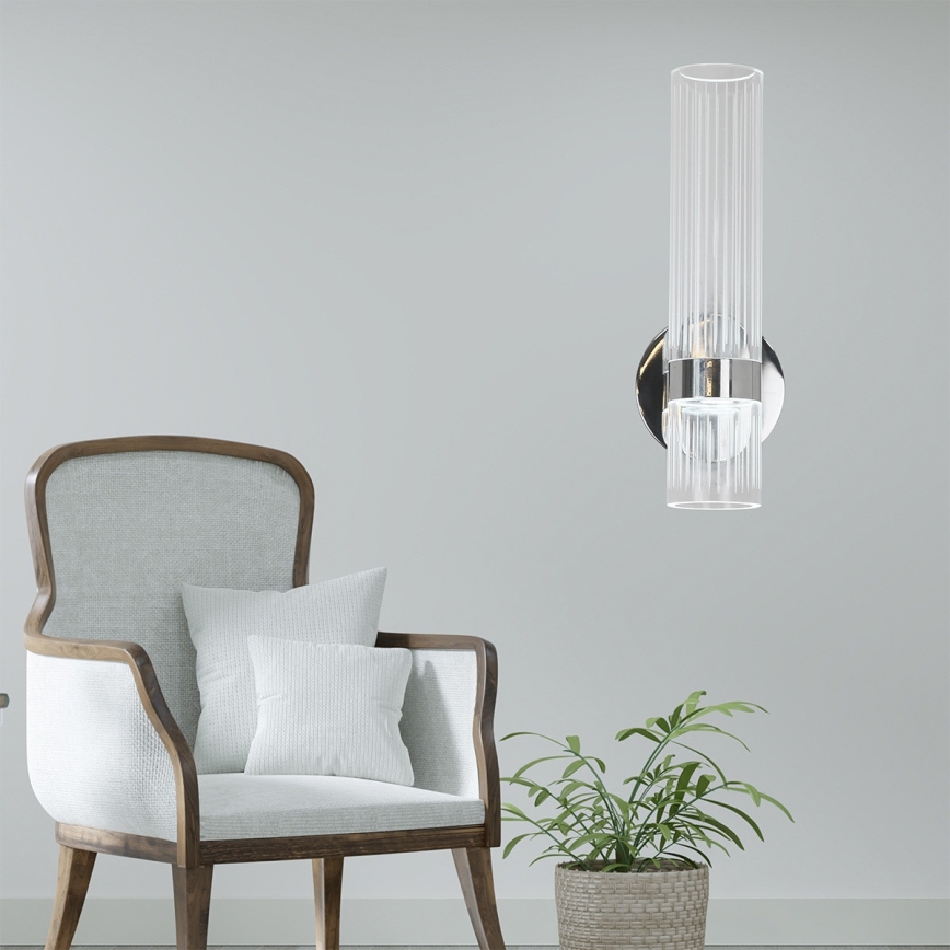 LED zidno svetlo AMBIENTE LED/6W/230V 3000/4000/6000K sjajni hrom