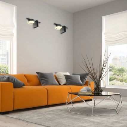 LED zidno svetlo JOY 1xGX53/6W/230V crno
