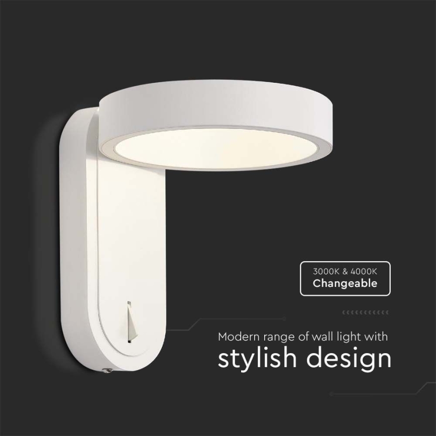 LED zidno svetlo LED/5W/230V 3000K/4000K belo