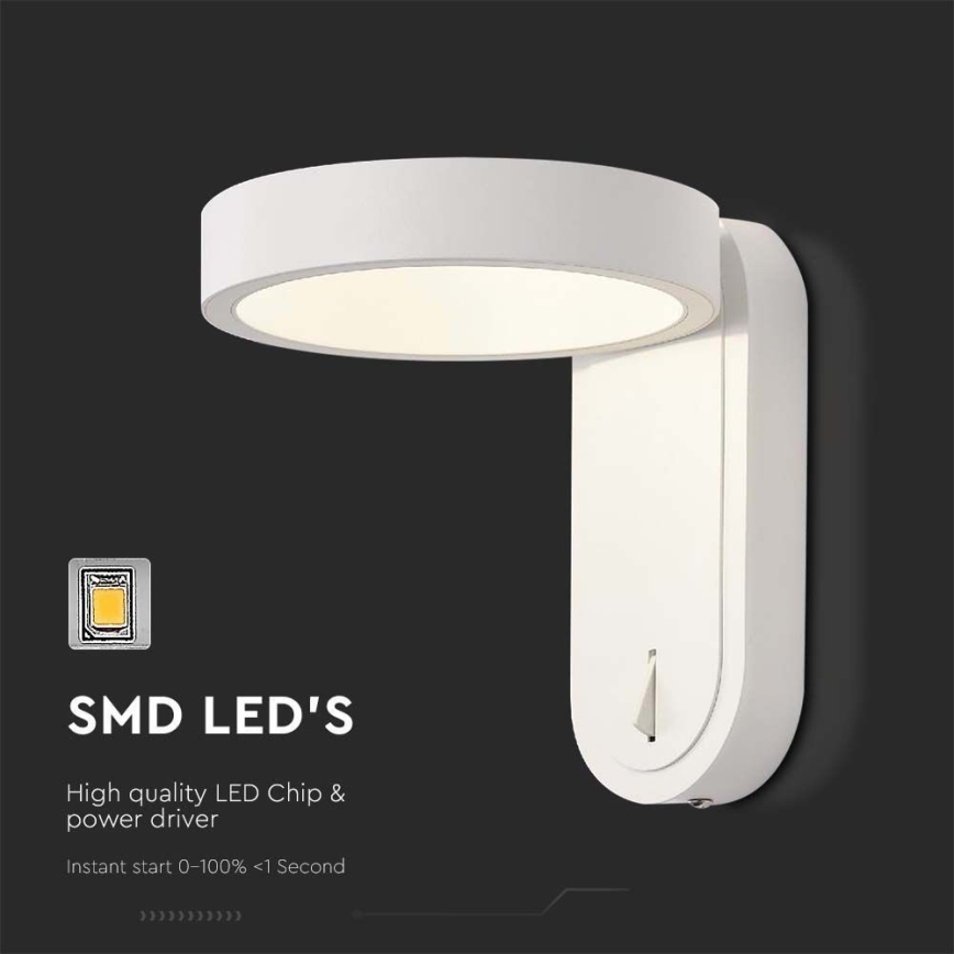 LED zidno svetlo LED/5W/230V 3000K/4000K belo