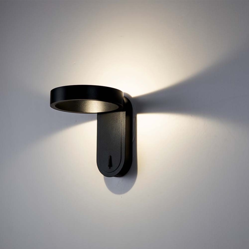 LED zidno svetlo LED/5W/230V 3000K/4000K crno