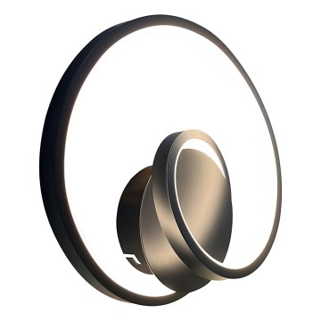LED zidno svetlo LUCERO LED/13W/230V crno