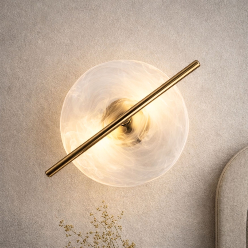 LED zidno svetlo RELAX LED/5W/230V zlatno/belo