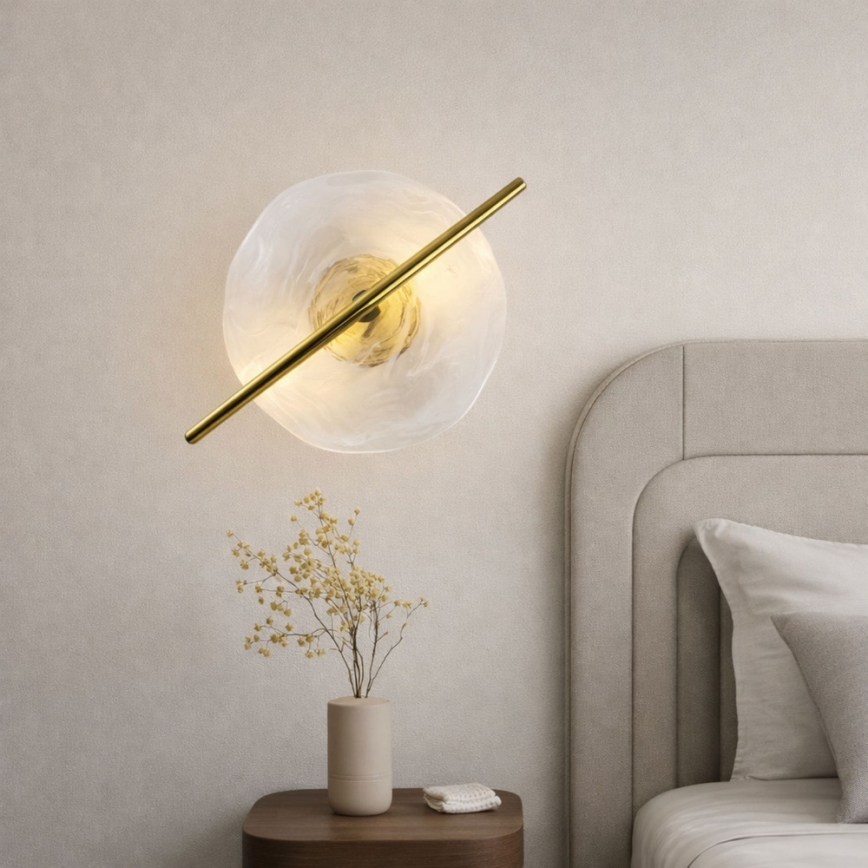 LED zidno svetlo RELAX LED/5W/230V zlatno/belo