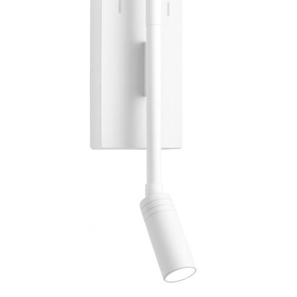 LED zidno svetlo TORCH LED/6W/230V + LED/3W belo