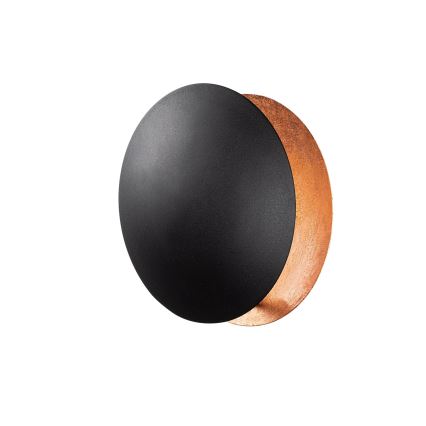 LED zidno svetlo YOSMA LED/5W/230V 3000K crna/bakrena