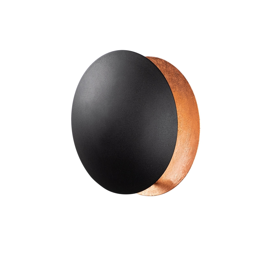 LED zidno svetlo YOSMA LED/5W/230V 3000K crna/bakrena