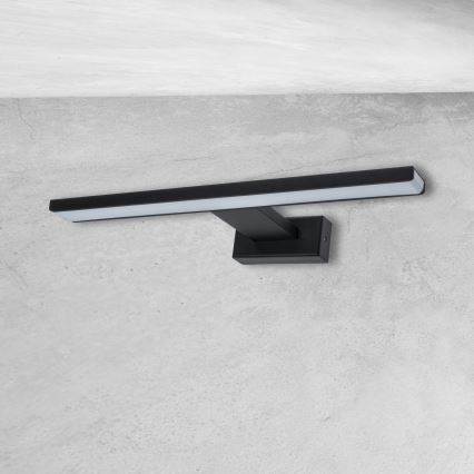 LED zidno svetlo za kupatilo SHINE LED/7W/230V 30 cm IP44 crno