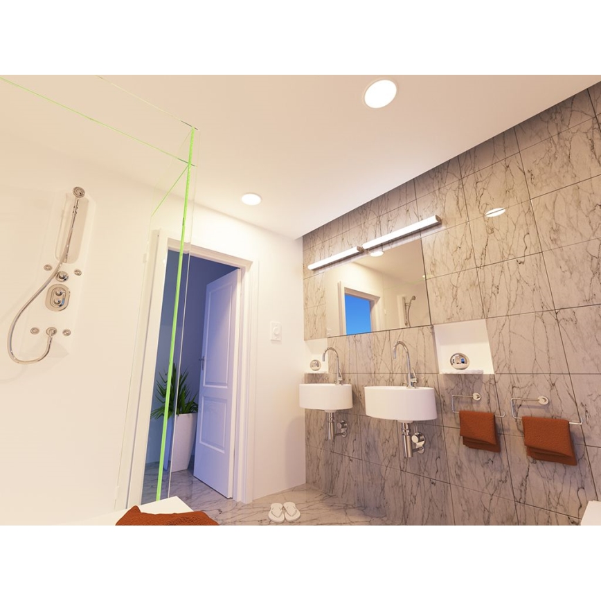 LED2 - LED kupatilska ugradna svetiljka SLIM LED/10W/230V IP43 CRI 90