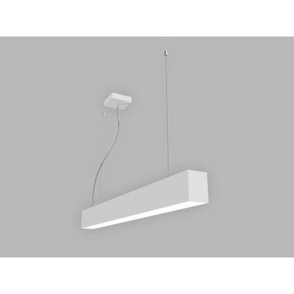 LED2 - LED luster na sajli LINO LED/24W/230V 3000K/3500K/4000K 90 cm crna