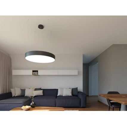 LED2 - LED luster na sajli MONO LED/60W/230V 3000/4000K crni