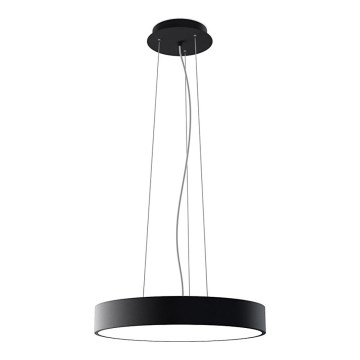 LED2 - LED luster na sajli MONO SLIM LED/30W/230V 2700/3000K/4000K prečnik 40 cm crna