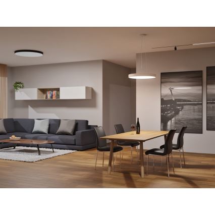 LED2 - LED luster na sajli MONO SLIM LED/30W/230V 3000K/4000K preč. 40 cm bela