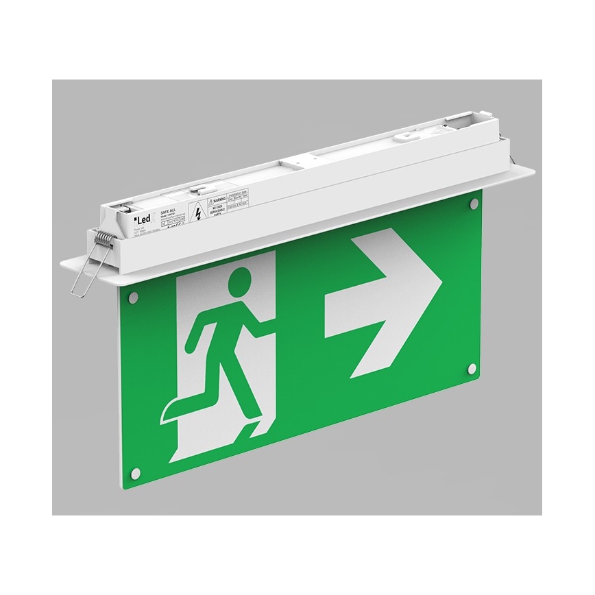 LED2 - LED nužna svetiljka SAFE ALL LED/2W/3,6V 6000K IP40