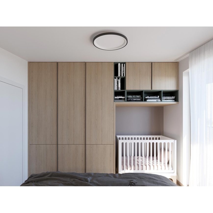 LED2 - LED plafonsko svetlo BELLA LED/48W/230V 3000K/4000K crno