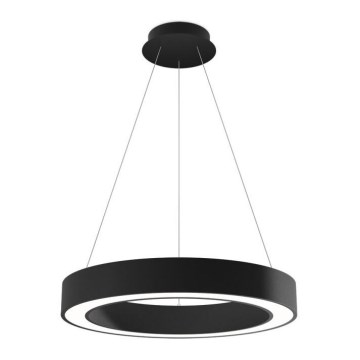 LED2 - LED prigušiva luster na sajli SATURN LED/50W/230V 3000K/4000K crna