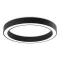 LED2 - LED prigušiva plafonsko svetlo SATURN LED/60W/230V 3000K/4000K crna