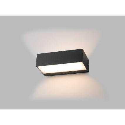 LED2 - LED spoljašnje zidno svetlo KVADER LED/9W/230V IP54