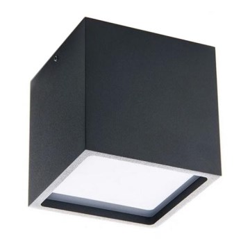 LED2 - LED spoljna plafonska svetiljka CUBE LED/12W/230V antracit IP54