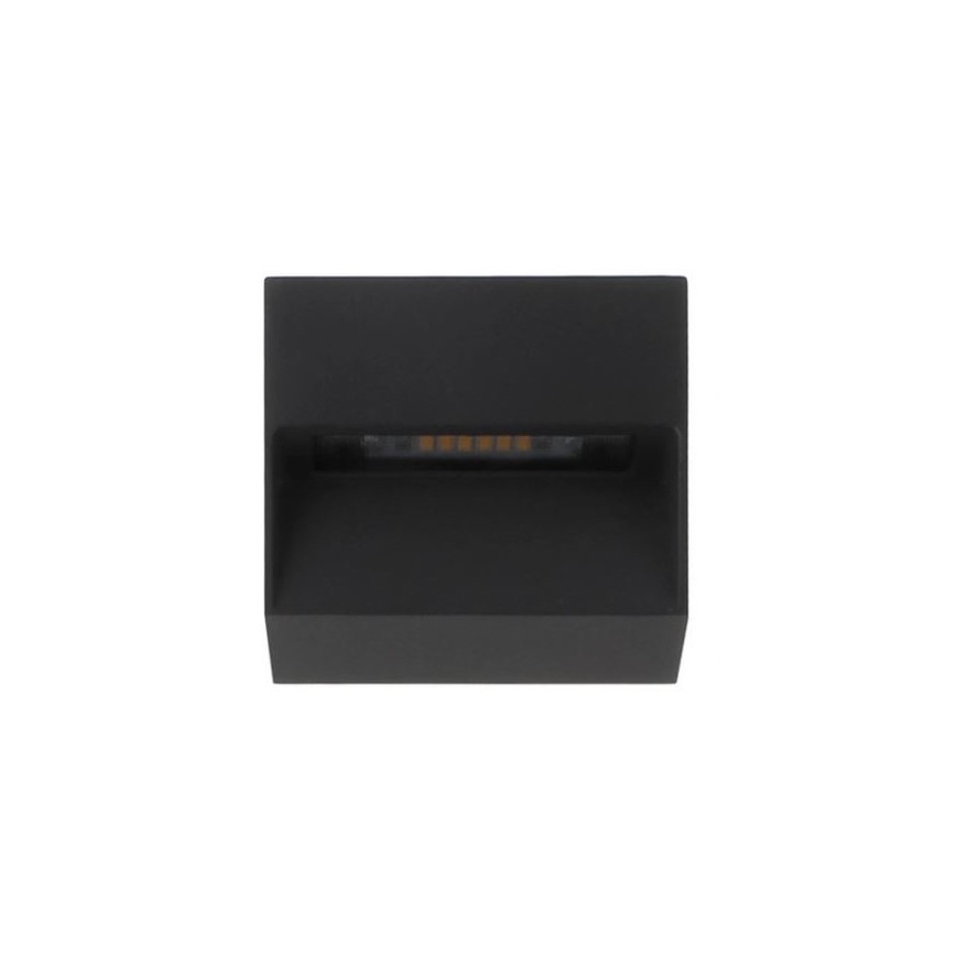 LED2 - LED spoljno zidno svetlo STEP ON LED/3W/230V antracit  IP54