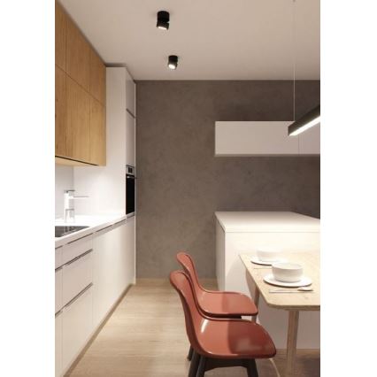LED2 - LED spot svetiljka KLIP ON LED/11W/230V crna