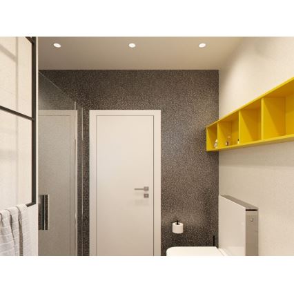 LED2 - LED ugradna spot svetiljka RAY LED/10W/230V bela IP44