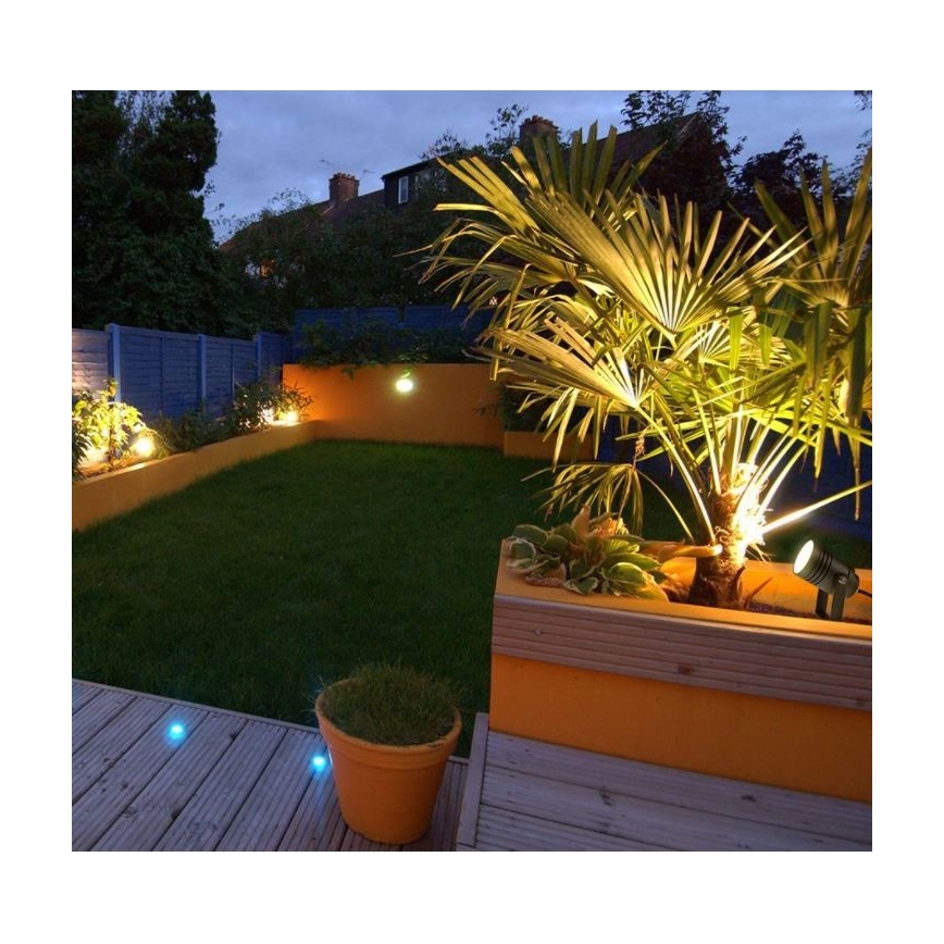 LED2 - Reflektor NAVY 1xGU10/42W/230V antracit IP54